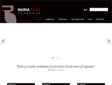 Tablet Screenshot of nuriarojo.com